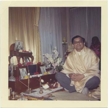 Swami in shrine