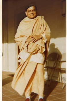 Swami standing